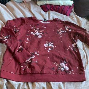 Torrid Floral Sweatshirt